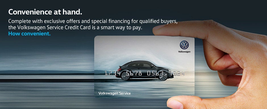 VW Service Credit Card VW Dealer Naples Volkswagen